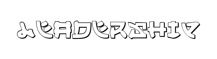 Yama Moto 3D  Free Fonts Download