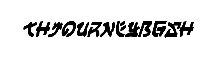 Yama Moto Condensed Italic  Free Fonts Download
