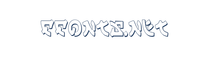 Yama Moto Condensed 3D font — Lorem ipsum body text preview