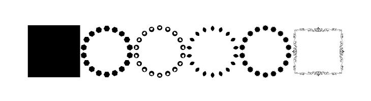 frames  Free Fonts Download