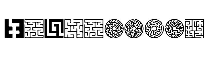 Maze  Free Fonts Download