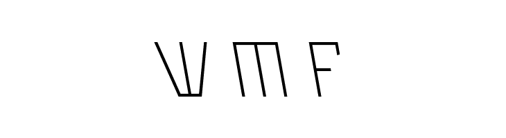 Maiers Neue Nr.8 Reduced Light Slanted  Free Fonts Download