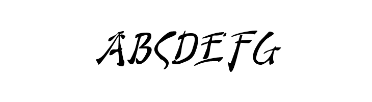 Bushido Italic  Free Fonts Download
