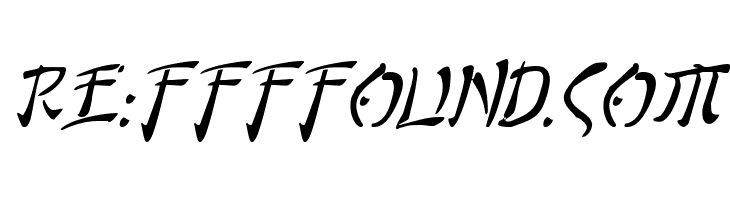 Bushido Italic  Free Fonts Download