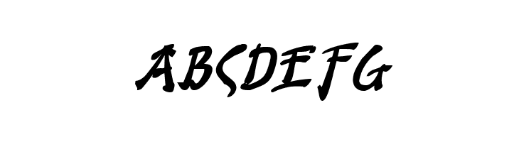 Bushido Bold Italic  Free Fonts Download