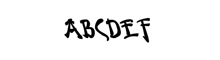 Bushido Bold Leftalic  Free Fonts Download