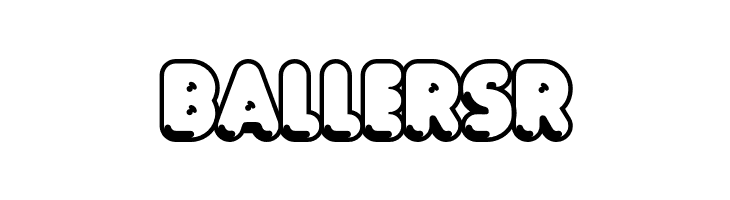 Boule Reduced Contour  Free Fonts Download
