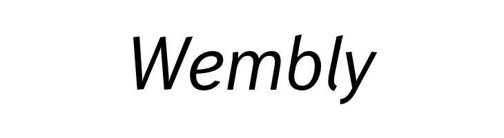 WendelinReduced-Kursiv  Free Fonts Download