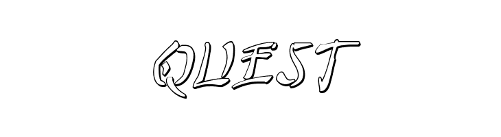 Bushido Shadow Italic  Free Fonts Download