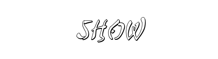 Bushido Shadow Italic  Free Fonts Download