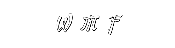 Bushido Shadow Italic  Free Fonts Download