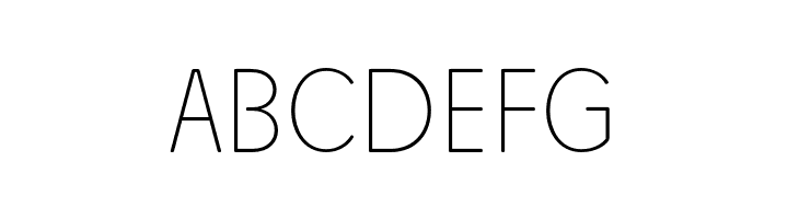 Josefa Rounded Reduced Thin  Free Fonts Download