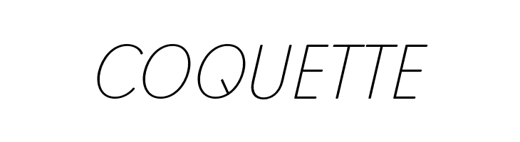 Josefa Rounded Reduced Thin Italic  Free Fonts Download