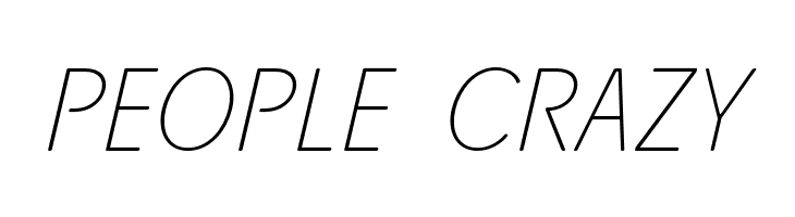 Josefa Rounded Reduced Thin Italic  Free Fonts Download