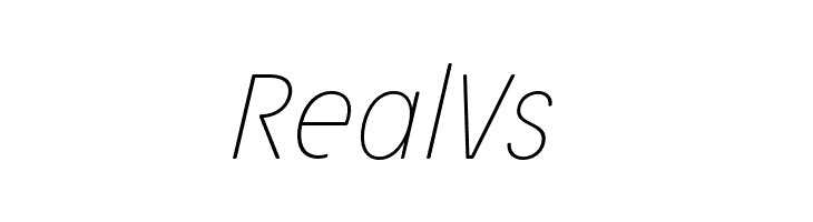 Josefa Rounded Reduced Thin Italic  Free Fonts Download