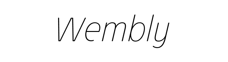 Josefa Rounded Reduced Thin Italic  Free Fonts Download