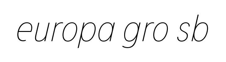 Josefa Rounded Reduced Thin Italic  Free Fonts Download