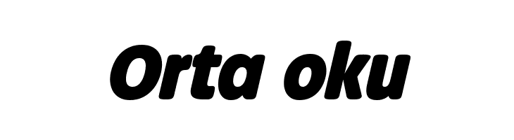 Josefa Rounded Reduced Bold Italic  Free Fonts Download