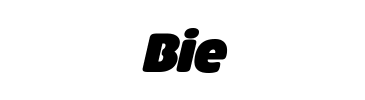 Josefa Rounded Reduced Black Italic  Free Fonts Download