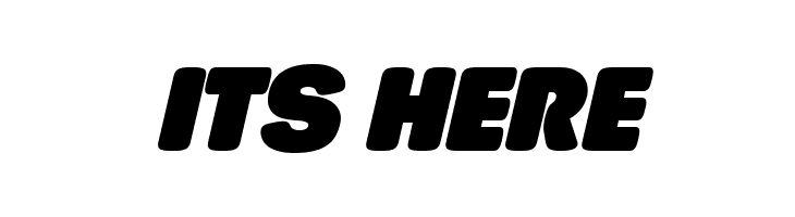 Josefa Rounded Reduced Black Italic  Free Fonts Download