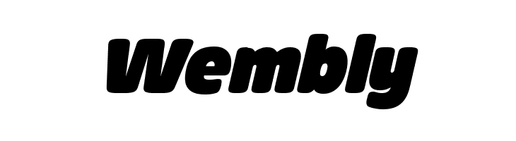 Josefa Rounded Reduced Black Italic  Free Fonts Download