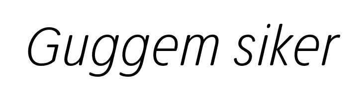 Josefa Rounded Reduced ExtraLight Italic  Free Fonts Download