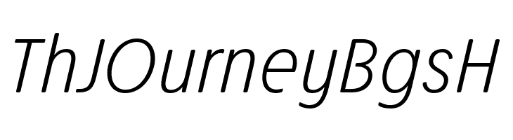 Josefa Rounded Reduced ExtraLight Italic  Free Fonts Download