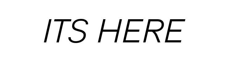 Analogue Reduced 46 Light Oblique  Free Fonts Download