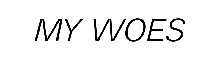 Analogue Reduced 46 Light Oblique  Free Fonts Download