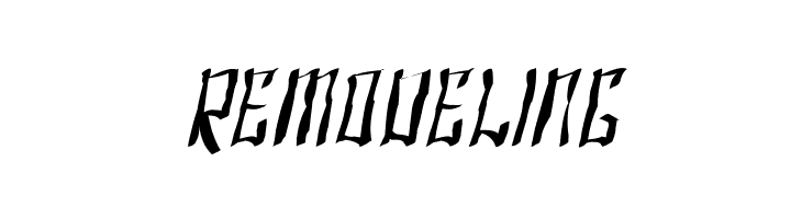 SF Shai Fontai Distressed Oblique  Free Fonts Download