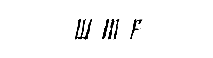 SF Shai Fontai Distressed Oblique  Free Fonts Download
