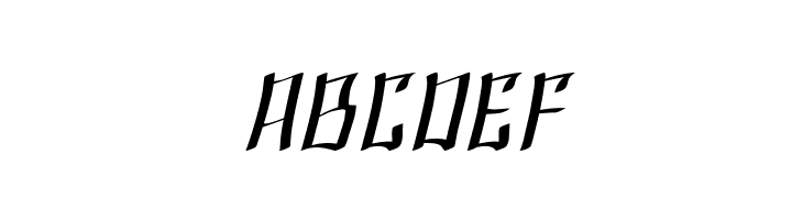 SF Shai Fontai Extended Oblique  Free Fonts Download