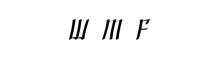 SF Shai Fontai Extended Oblique  Free Fonts Download