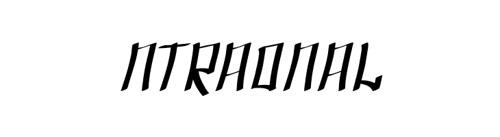 SF Shai Fontai Extended Oblique  Free Fonts Download