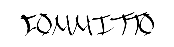 Chinese Calligraphy  Free Fonts Download