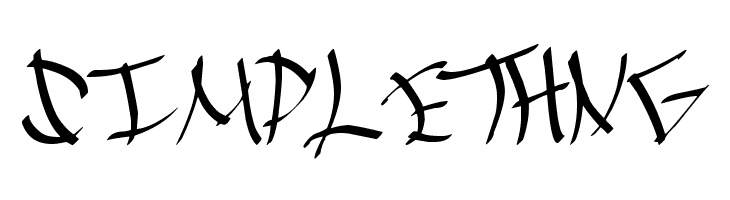 Chinese Calligraphy  Free Fonts Download