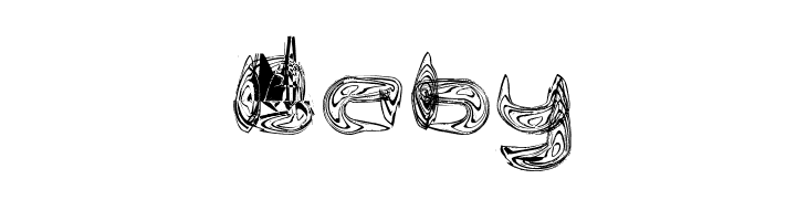 Water and Gasoline  Free Fonts Download