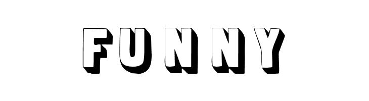 Sans Serif Shaded  Free Fonts Download