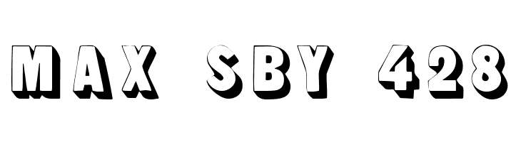 Sans Serif Shaded  Free Fonts Download