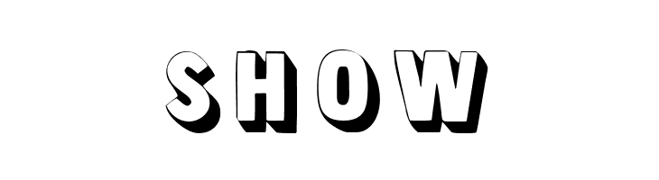 Sans Serif Shaded  Free Fonts Download