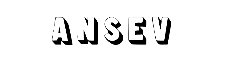 Sans Serif Shaded  Free Fonts Download