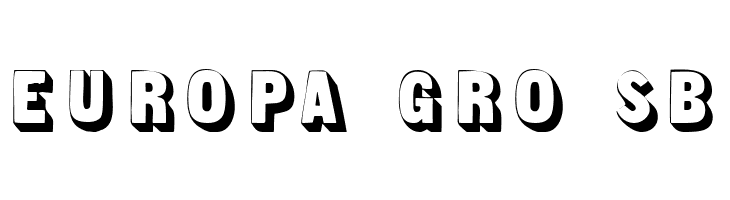 Sans Serif Shaded  Free Fonts Download