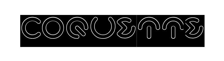 GABRIELLE-Hollow  Free Fonts Download