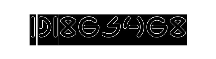 GABRIELLE-Hollow  Free Fonts Download