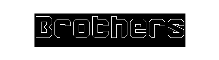 BROTHER-Hollow  Free Fonts Download