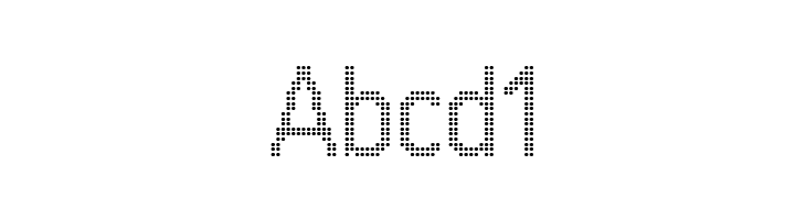 24 LED  Free Fonts Download