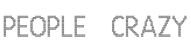 24 LED  Free Fonts Download