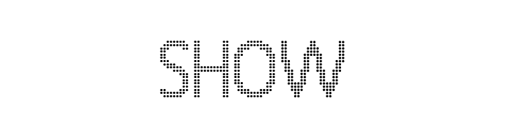 24 LED  Free Fonts Download