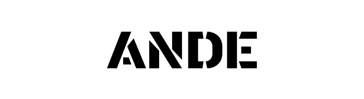 Area Stencil  Free Fonts Download