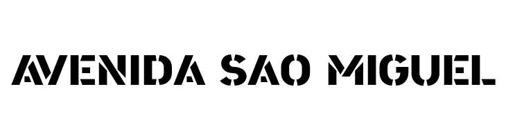 Area Stencil  Free Fonts Download